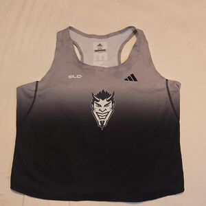 Adidas Black and Gray Track & FieldTank Top NSU( Northwestern State University